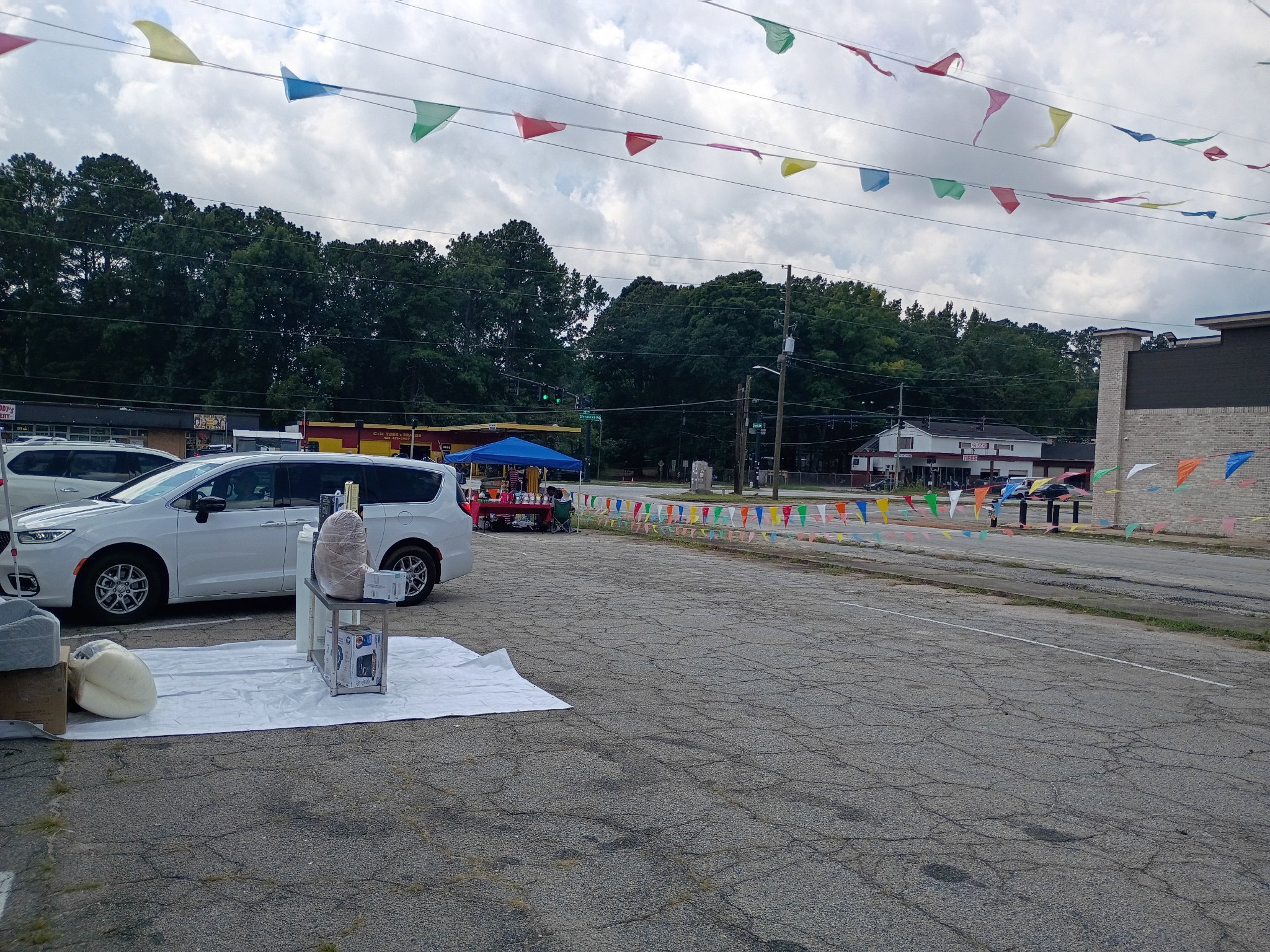 The Loop Flea Market lot in Decatur, Georgia